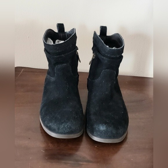 Koolaburra by UGG Lorelei Slouch Boot in Black Suede Size 7.5 - Picture 3 of 11